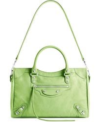 Balenciaga - Medium Leather Le City Top-handle Bag - Lyst