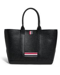 Thom Browne - Small Leather Tool Tote Bag - Lyst