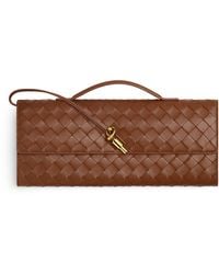 Bottega Veneta - Leather Andiamo Clutch Bag - Lyst