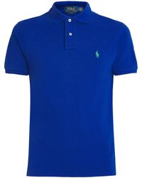 Polo Ralph Lauren - Cotton Mesh Slim-Fit Polo Shirt - Lyst