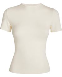 Skims - Cotton-blend T-shirt - Lyst
