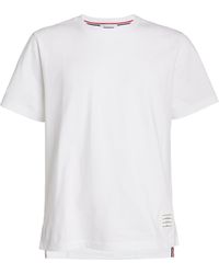Thom Browne - Cotton Name Tag T-Shirt - Lyst