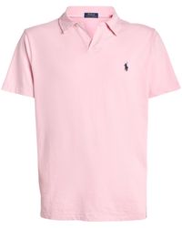 Polo Ralph Lauren - Cotton-Linen Open-Collar Polo Shirt - Lyst