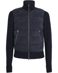 Tom Ford - Leather-Trimmed Cotton Zip-Up Jacket - Lyst