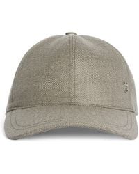 Corneliani - Virgin Wool Crest Baseball Cap - Lyst