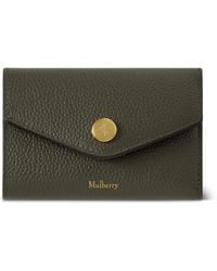 Mulberry - Folded Multi-Card Wallet Juniper - Lyst