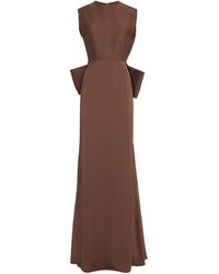 Edeline Lee - Charmeuse Bow Gown - Lyst