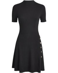 Maje - Rib-Knit Embellished Mini Dress - Lyst