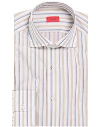 Isaia - Egyptian Cotton Stripe Shirt - Lyst