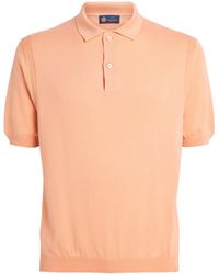 Paul & Shark - Silk-Cotton Polo Shirt - Lyst