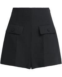 Sandro - Wool High-Rise Shorts - Lyst