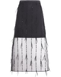 Rag & Bone - Embellished Geena Mini Skirt - Lyst