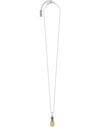 Saint Laurent - Enamelled Pineapple Necklace - Lyst