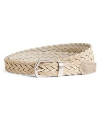 Eleventy - Suede-Blend Belt - Lyst