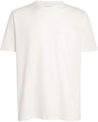 Richard James Organic Cotton Front-pocket T-shirt - White