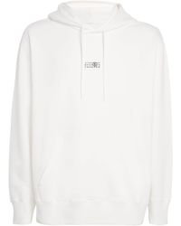 MM6 by Maison Martin Margiela - Cotton Numeric Tab Hoodie - Lyst