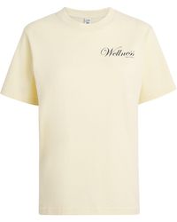 Sporty & Rich - Cotton Graphic T-Shirt - Lyst