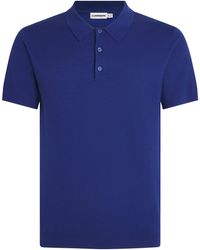J.Lindeberg - Knitted Ridge Polo Shirt - Lyst