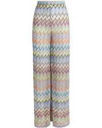 Missoni - Zigzag Wide-Leg Trousers - Lyst