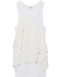 Loewe - Asymmetric Panel Tank Top - Lyst