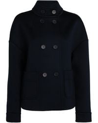 MAX&Co. - Jersey Double-breasted Jacket - Lyst