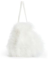 Yves Salomon - Mini Feather Top-handle Bag - Lyst