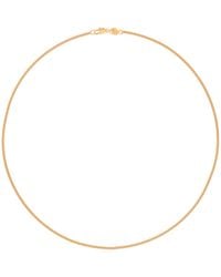 Astrid & Miyu - Plated Curb Chain Necklace - Lyst