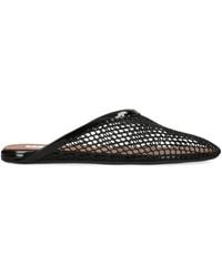 Alaïa - Alaïa Fishnet Mesh & Patent Mule - Lyst