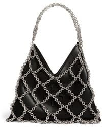 Anine Bing - Mini Leather Gaia Chain Shoulder Bag - Lyst