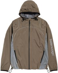 Balenciaga - Reflective Techwear Zip-Up Jacket - Lyst
