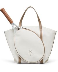 Brunello Cucinelli - Canvas-leather Tennis Racket Tote Bag - Lyst