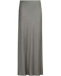 Brunello Cucinelli - Satin Cady Maxi Skirt - Lyst
