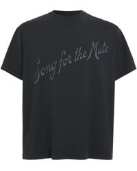 Song For The Mute - Cotton Logo T-Shirt - Lyst