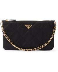 Prada - Re-nylon Quilted Pouch - Lyst