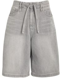 WOOYOUNGMI - Denim Relaxed Shorts - Lyst
