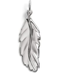 Monica Vinader - Sterling Talisman Feather Pendant - Lyst