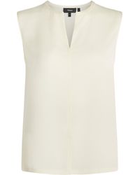 Theory - Split-Neck Shell Top - Lyst