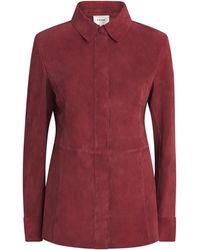 FRAME - The Suede Shirt - Lyst
