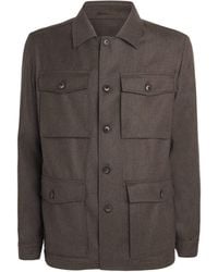 Pal Zileri - Virgin Wool-Cashmere Field Jacket - Lyst