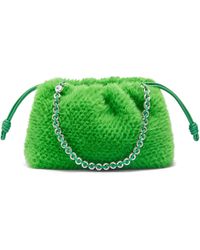 Loewe - Medium Brushed Knit Flamenco Purse - Lyst