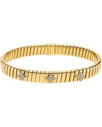 BVLGARI - And Diamond Tubogas Bangle - Lyst