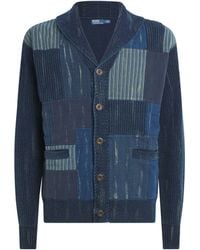 Polo Ralph Lauren - Cotton Patchwork Cardigan - Lyst
