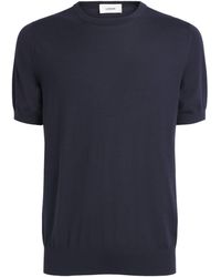 Lardini - Virgin Wool Knitted T-Shirt - Lyst