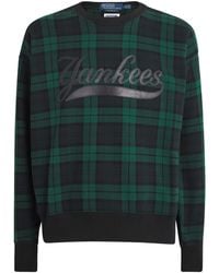 Polo Ralph Lauren - X Yankees Check Logo Sweatshirt - Lyst