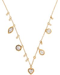 Nadine Aysoy - Yellow Gold And Diamond Catena Illusion Necklace - Lyst