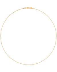 Astrid & Miyu - Plated Essential Box Chain Necklace - Lyst