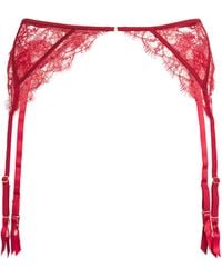 Kiki de Montparnasse - Lace-Insert Garter Belt - Lyst