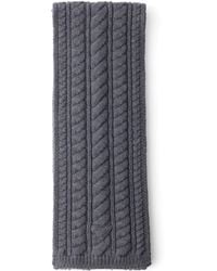 Prada - Virgin Wool Cable-Knit Scarf - Lyst