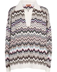 Missoni - Chevron Polo Shirt - Lyst