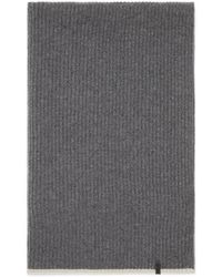 Brunello Cucinelli - Cashmere English Rib Monili Scarf - Lyst